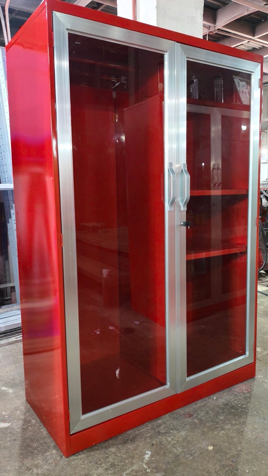 Aluminum-Framed Door Fireman's Cabinet